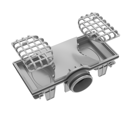 Odpływ liniowy podłogowy 2w1 pod płytkę - 70 cm