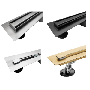 Odpływy z cienkim rusztem