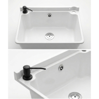 ZLEW KOMORA GOSPODARCZA BIAŁA ZLEWOZMYWAK POLIPROPYLEN 51 cm