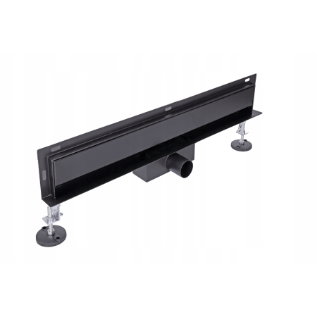 RUSZT CZARNY 2W1 80 CM - na ścianę